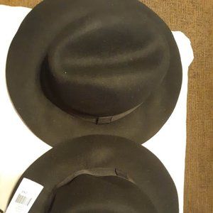 BLACK BRIM HATS